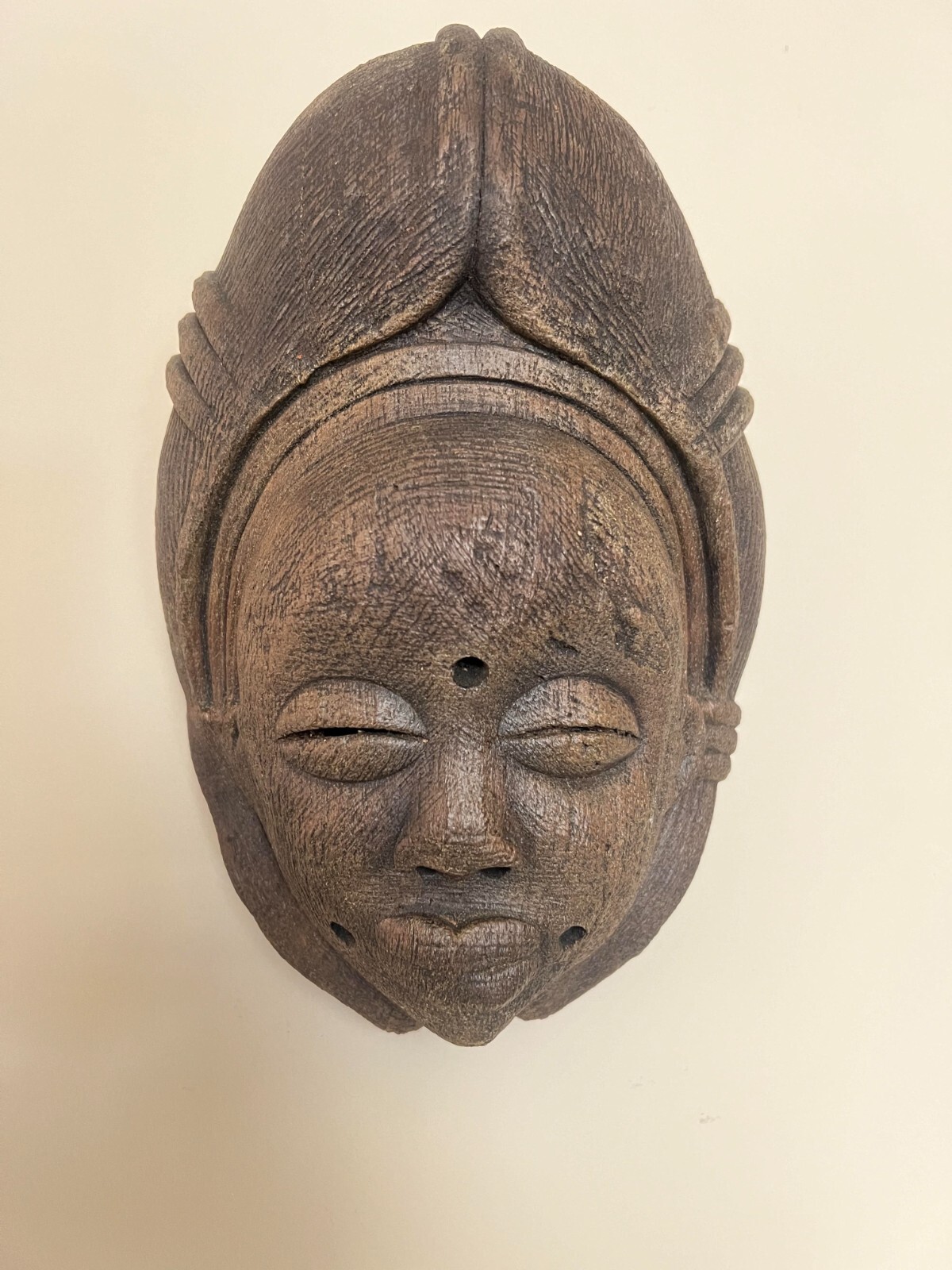 Punu Maiden Spirit Mask Mukudji  Gabon African 11\