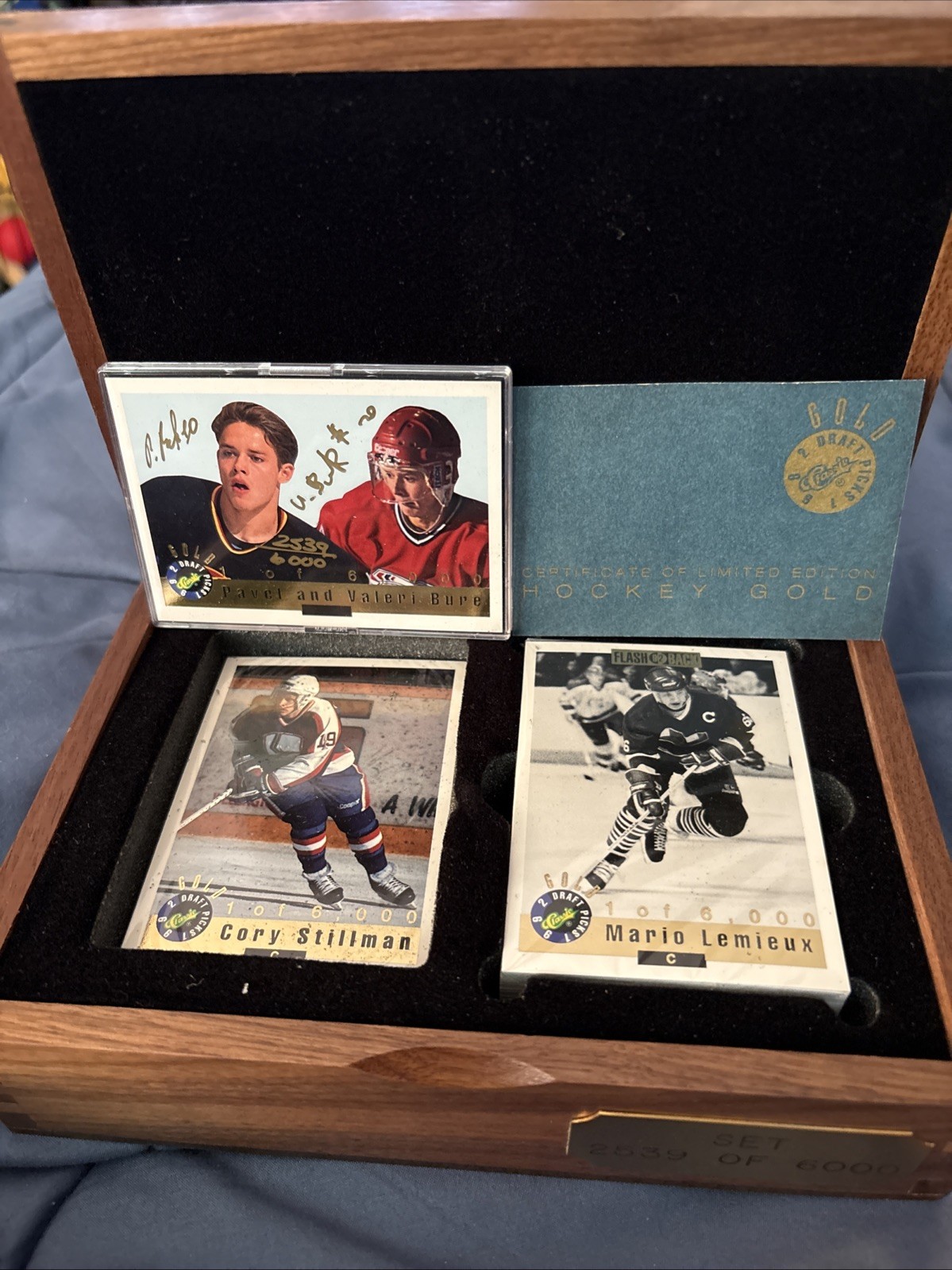 ✅1992 Classic Draft Picks Gold Hockey Set Pavel Bure Auto #2539/6000 Sealed New✅