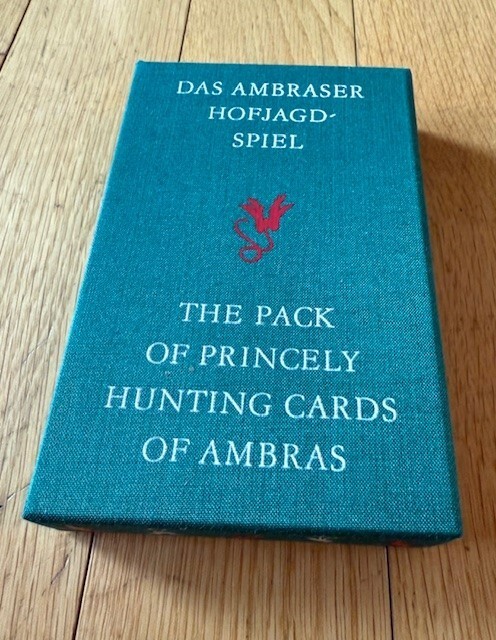 DAS AMBRASER HOFJAGDSPIEL (1440/45) German Playing Cards -LEIPZIG EDITION  1969