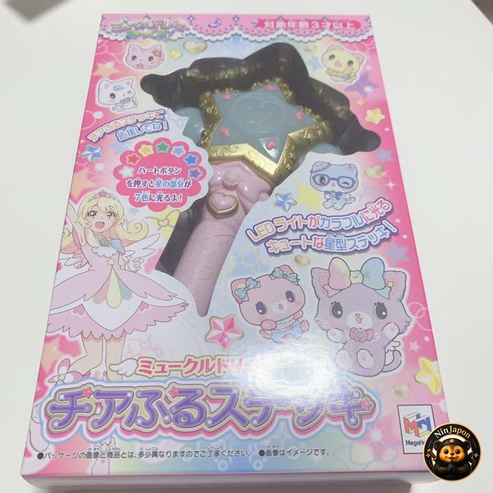 Sanrio Mewkledreamy Stick Toy Chia Cheerful Cheering 2021 Mega House LED Rainbow