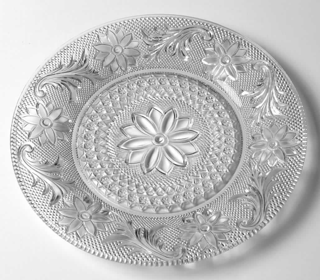 Indiana Glass Sandwich Clear Luncheon Plate 240041
