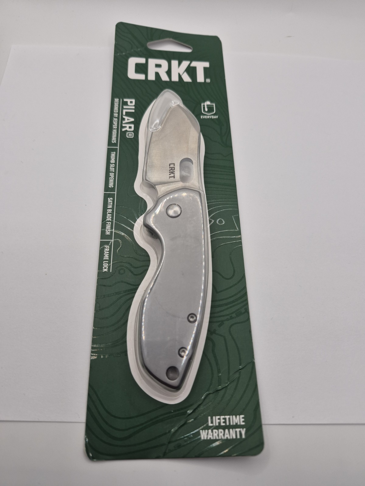 CRKT Pilar Voxnaes Design 5311C Frame Lock Folding Pocket Knife 