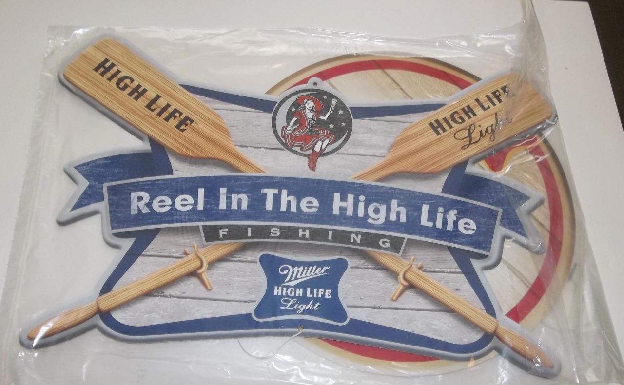2005 Miller High Life / High Life Miller Light Beer Nautical Sign  NOS Display