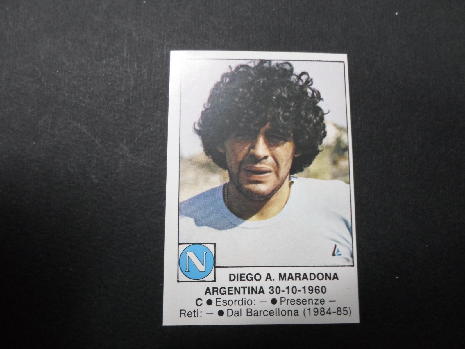 FIGURINE FOOTBALLERS EDIS 1984/85 MARADONA n.166 - NEW MINT