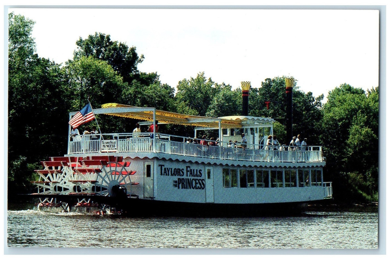 c1960\'s Taylor Falls Princess Paddle Wheel Ship Taylor Falls Minnesota Postcard c1960\'s Taylor Falls Princess Paddle Wheel Ship Taylor Falls Minnesota Postcard
