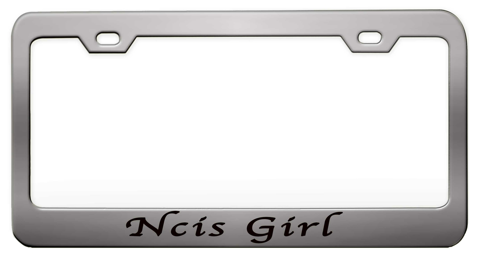 Ncis Girl Girly Steel License Plate Frame Car SUV E30