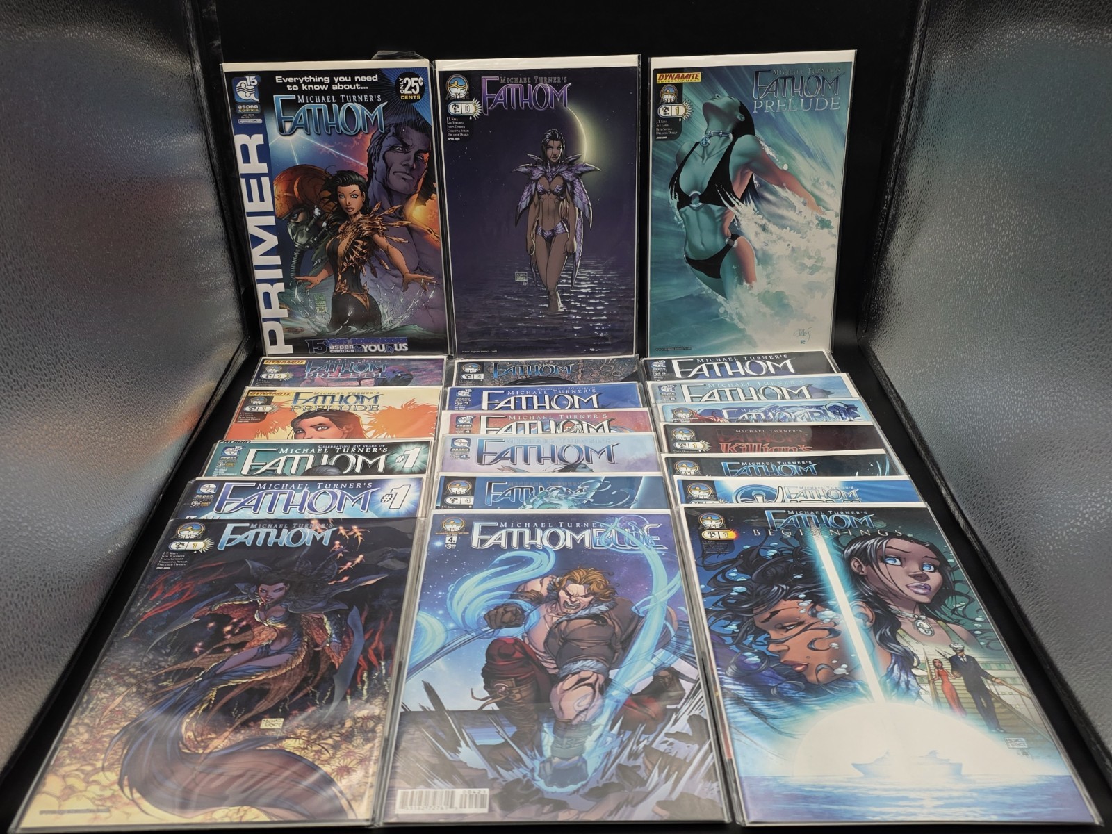 Michael Turner\'s Fathom Prelude #0-#6 multiple variants ASPEN 2005 / SHIPS FREE Michael Turner\'s Fathom Prelude #0-#6 multiple variants ASPEN 2005 / SHIPS FREE