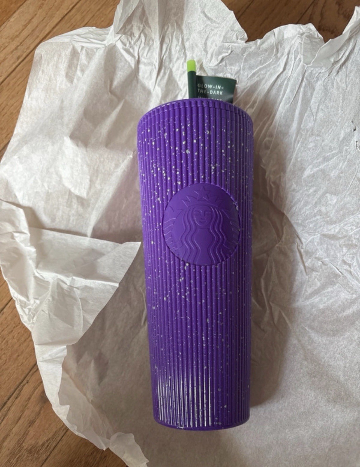 Set 2 Starbucks Tumblers Glow In Dark New