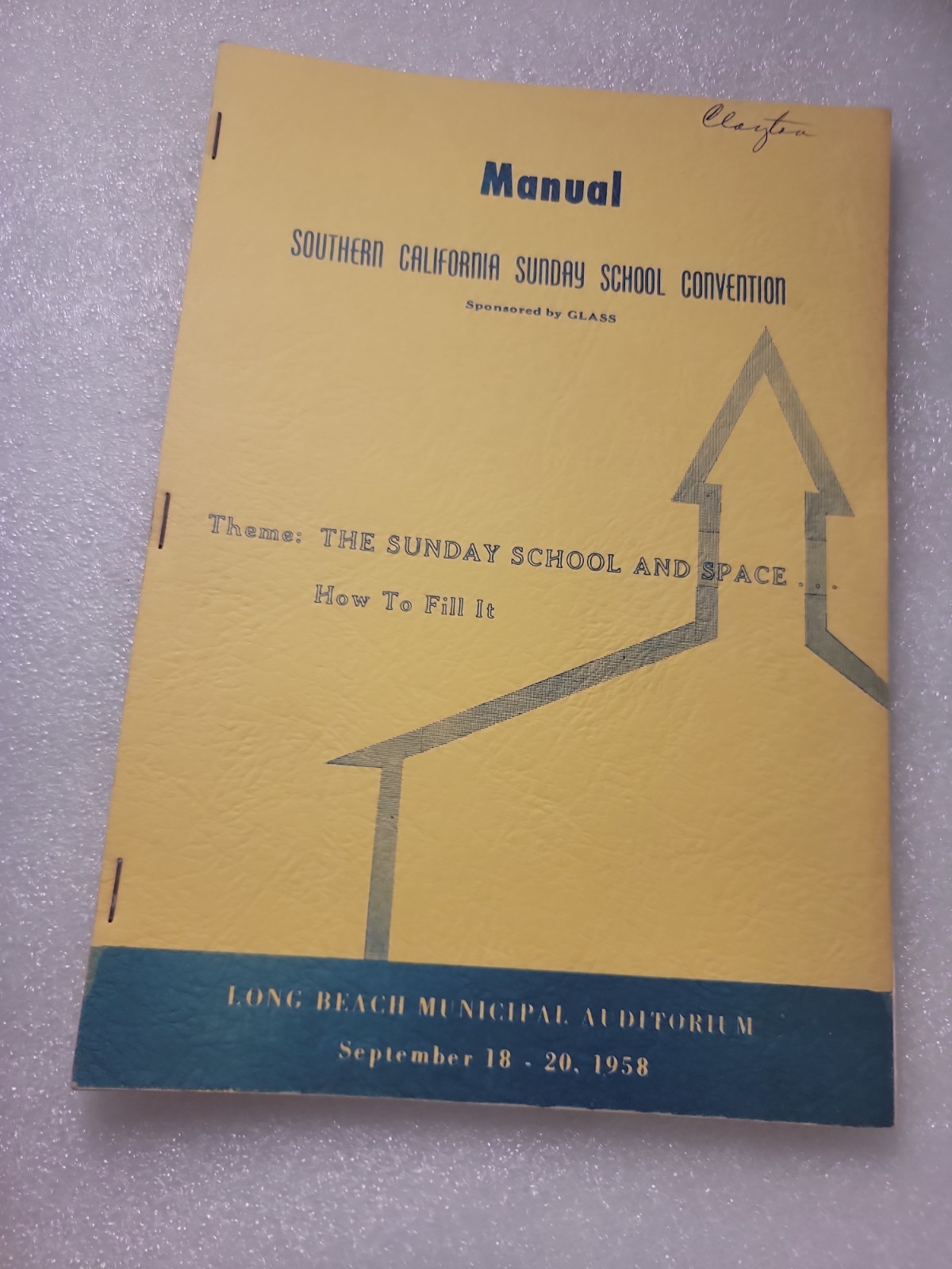 RARE FIND Southern California Sunday School Convention