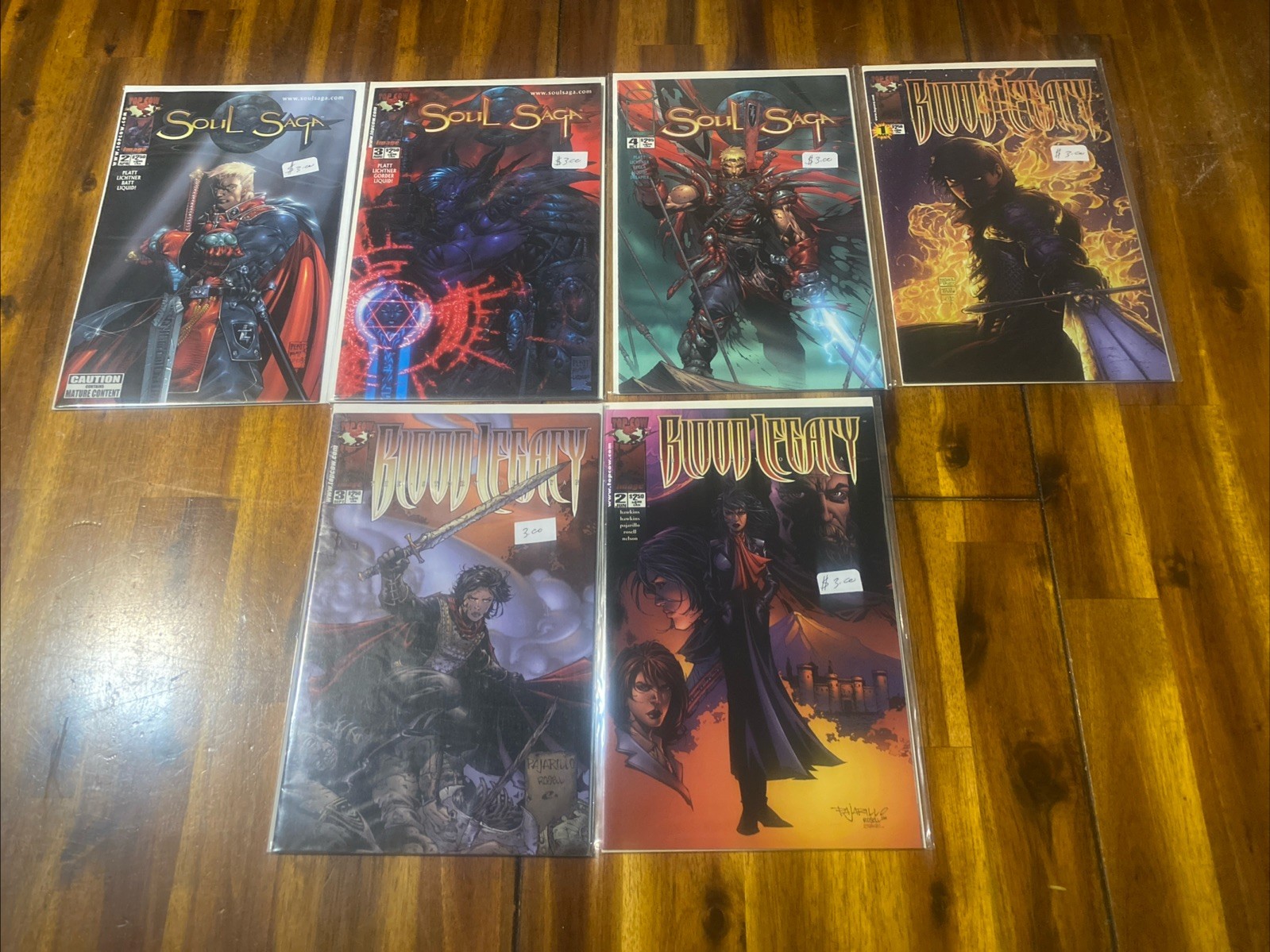 soul saga comic& Blood Legacy Lot Of 6