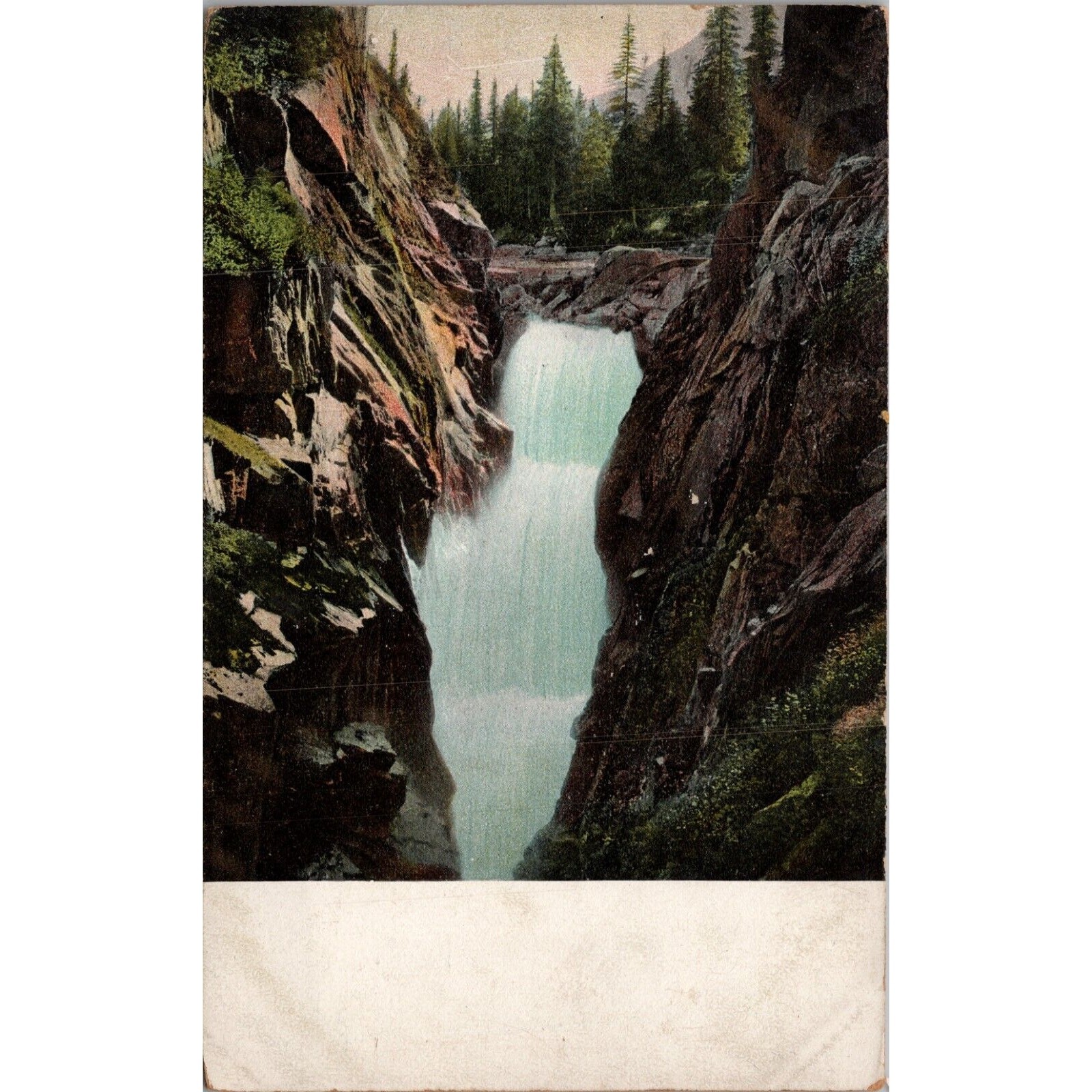 Grimselstrasse Handeckfall Switzerland Postcard PC664