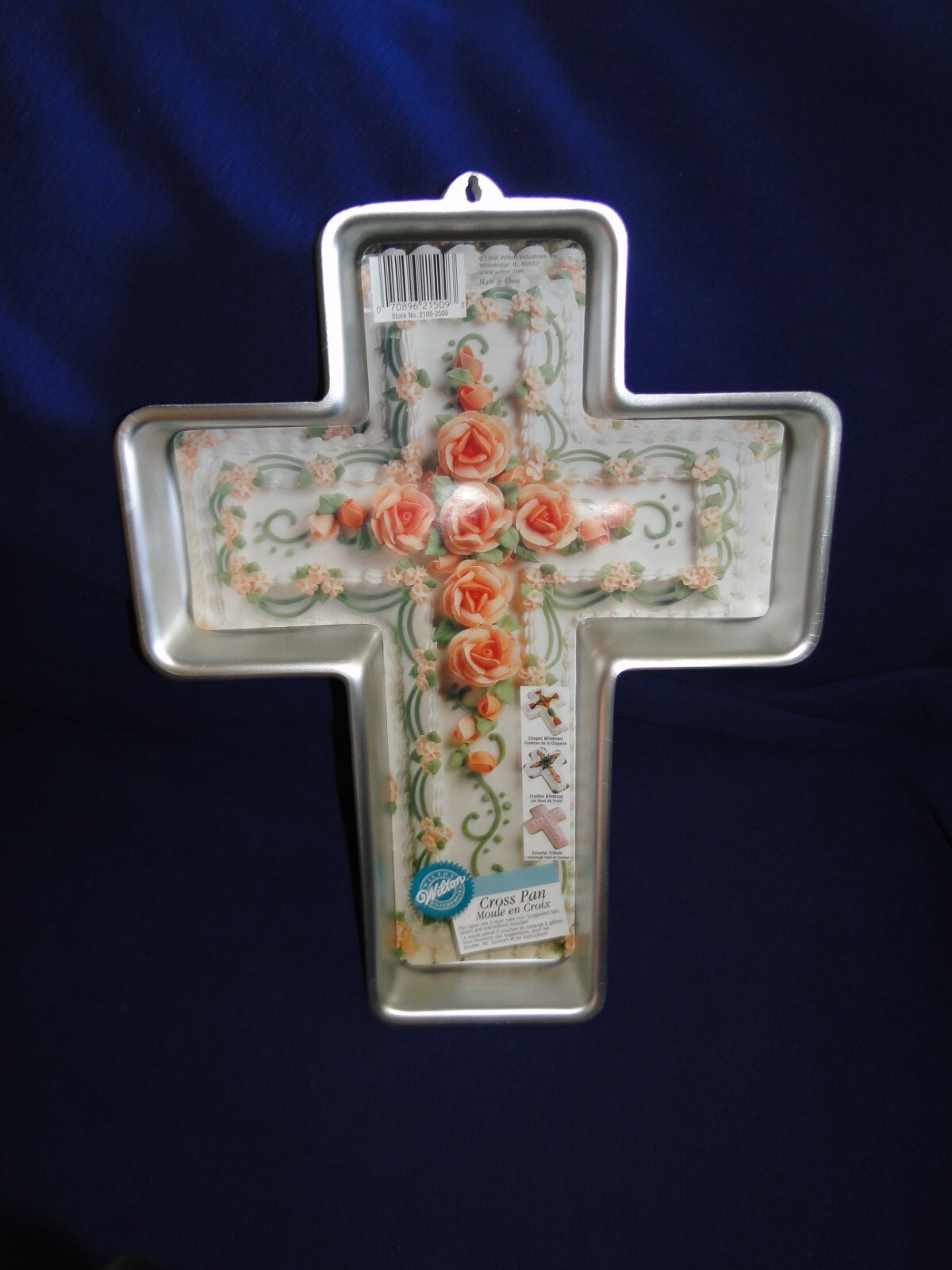New Vintage Wilton Cross Cake Pan  with instruction booklet 2105-2509