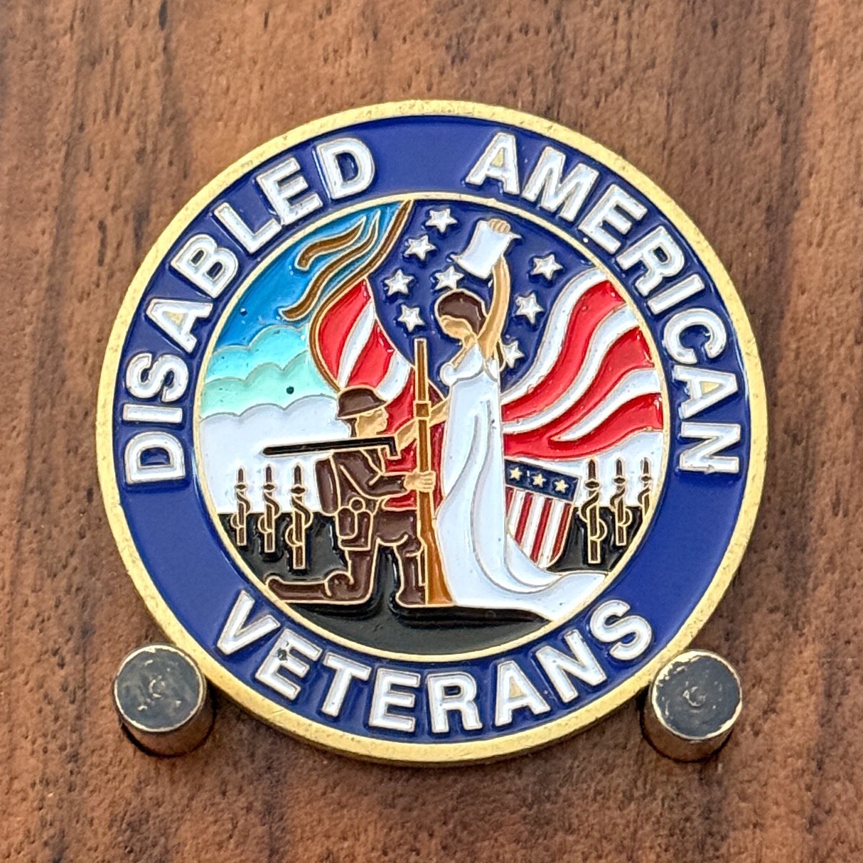Disabled American Veterans Bluebonnet Chapter 20 Challenge Coin  M#18