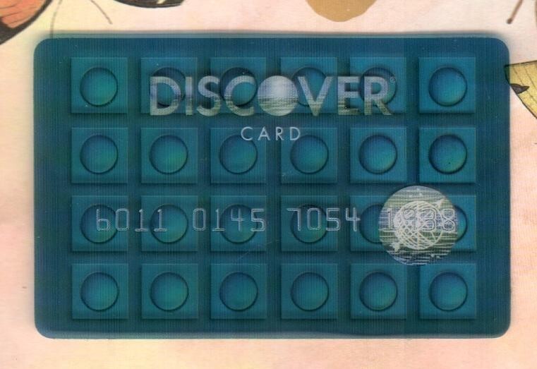 DISCOVER CARD ( 2004 ) Promotional Advertisement Card DISCOVER CARD ( 2004 ) Promotional Advertisement Card
