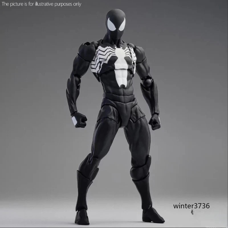 Venom Symbiote Spider-Man Figurine Model Black Battle Suit Joint Mobility Gift