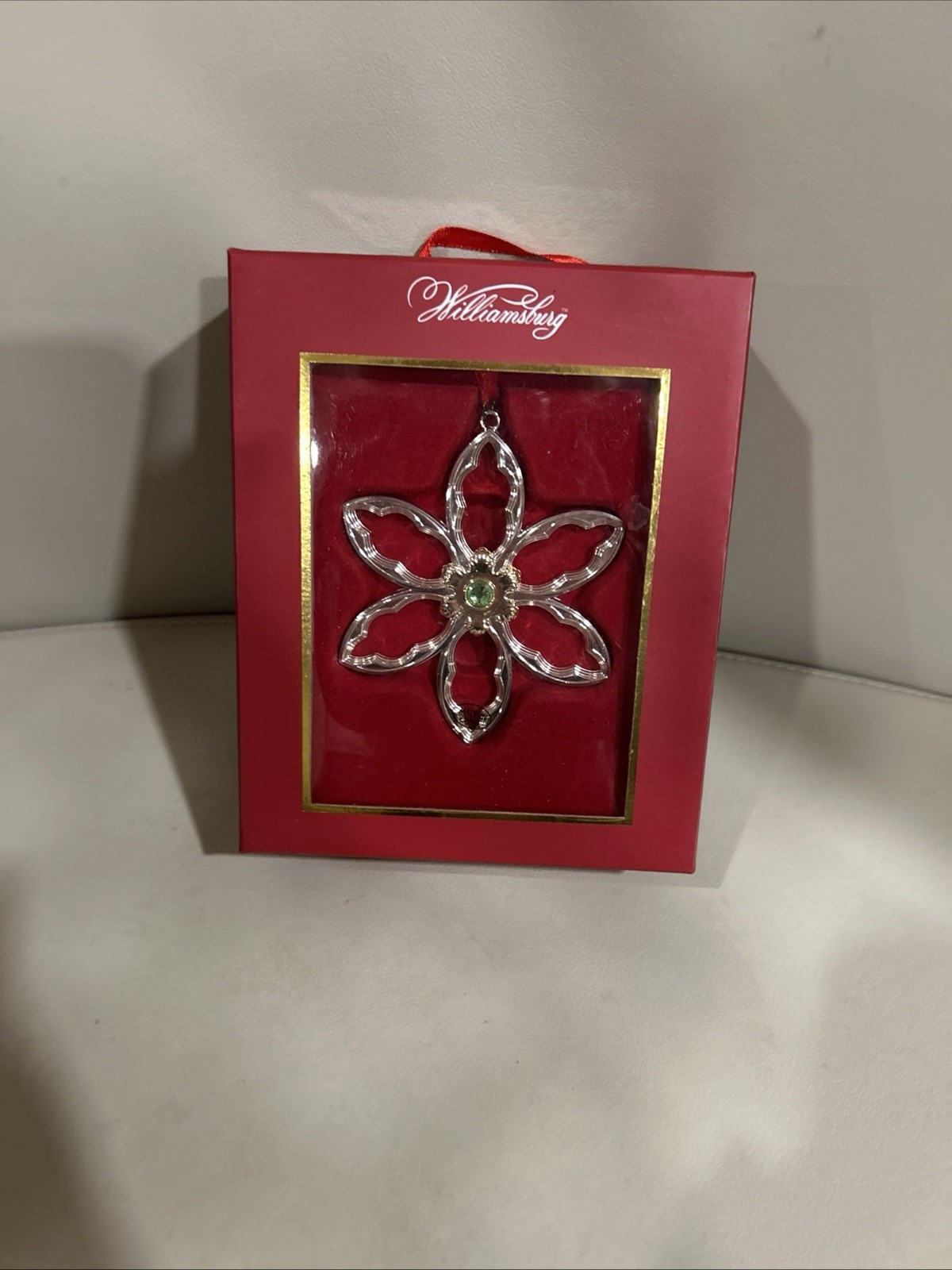 Reed & Barton Williamsburg Christmas Ornament Starburst #CW531