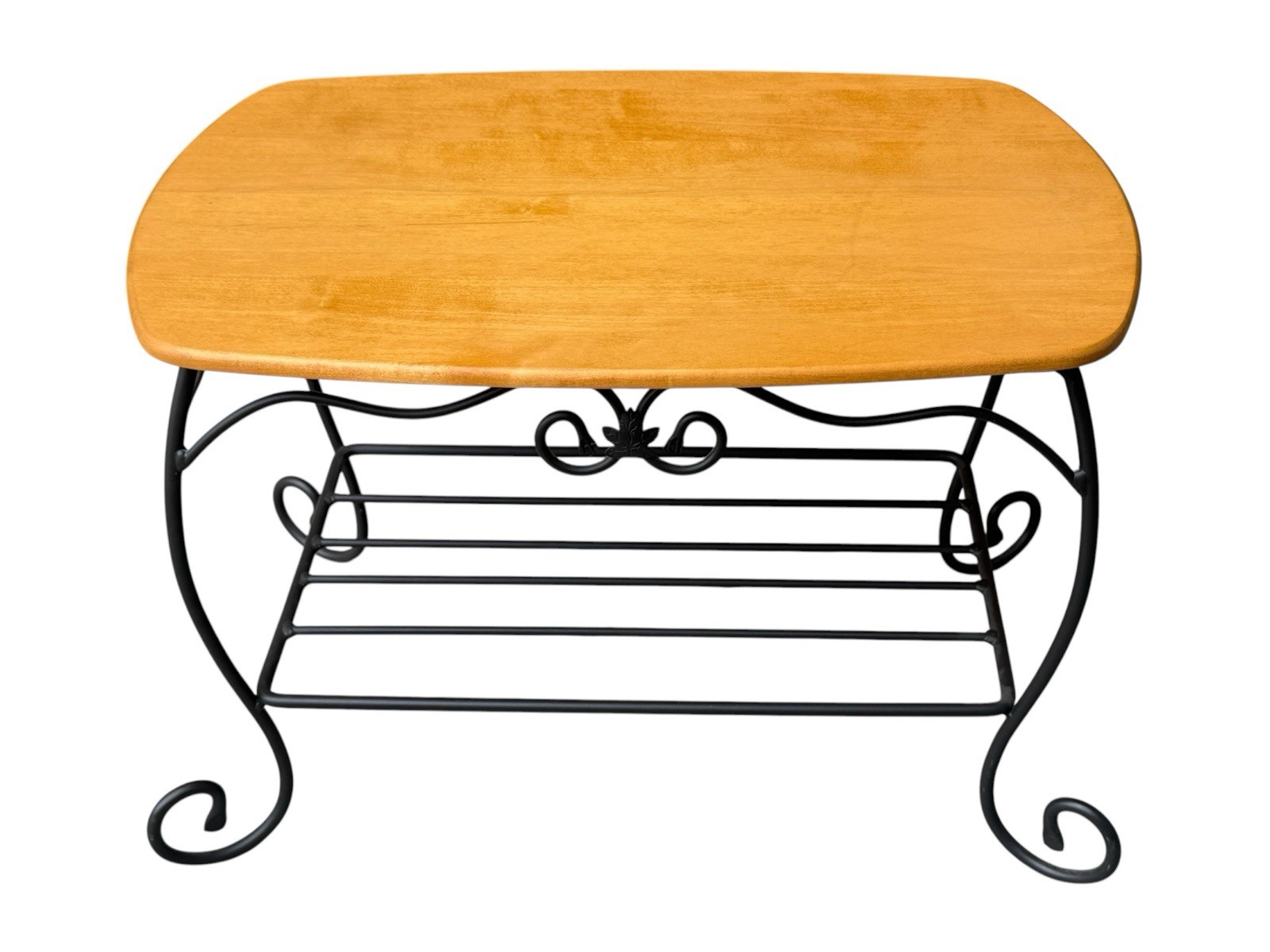 Longaberger Foundry Wrought Iron Treasure Basket Stand End Table