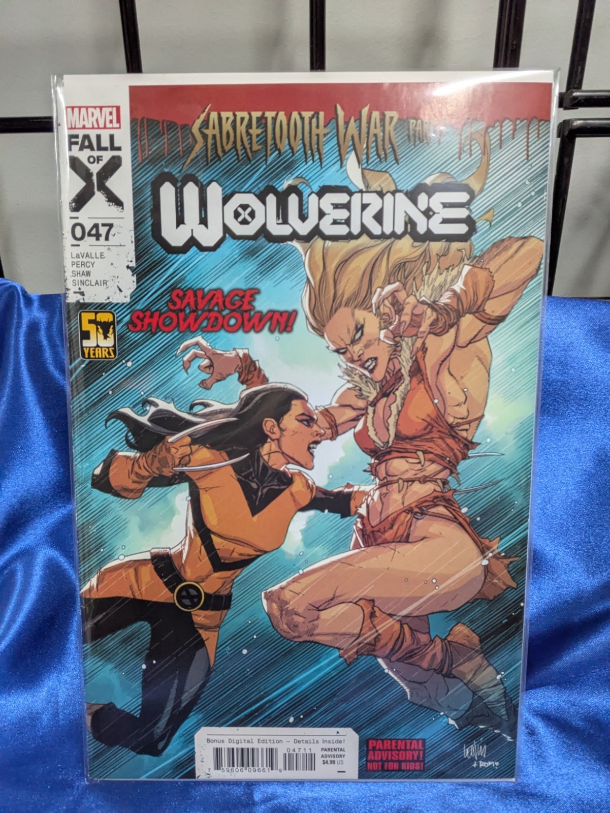 Wolverine #47 (2024) Sabretooth War Part 7 ~ Marvel Comics. We Combine. Wolverine #47 (2024) Sabretooth War Part 7 ~ Marvel Comics. We Combine.
