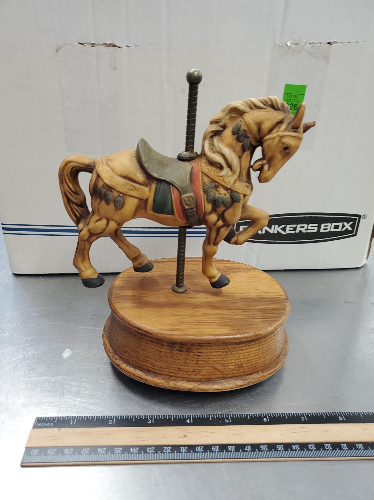Vintage Willitts Inc. Horse Carousel Music Box Vintage Willitts Inc. Horse Carousel Music Box