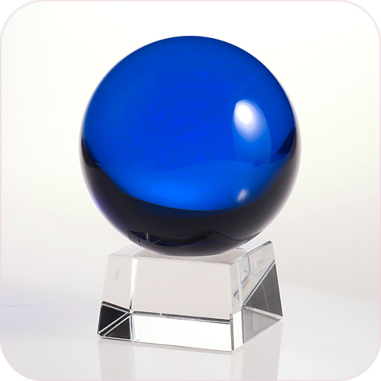 200 MM Big Great Crystal Sphere Crystal Ball With Angled Crystal Stand Engraving