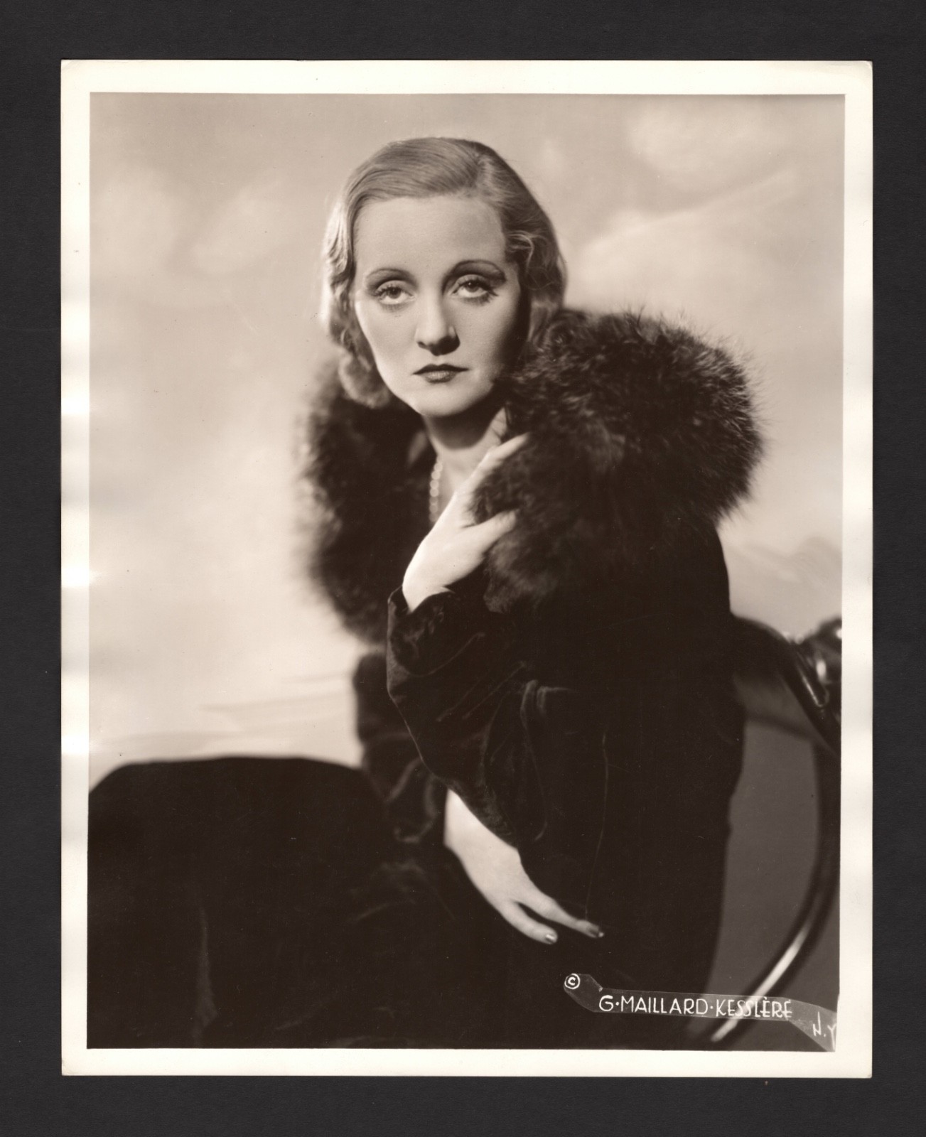 BEAUTIFUL YOUNG MOODY DECO C1932 TALLULAH BANKHEAD G MAILLARD KESSLERE PHOTO