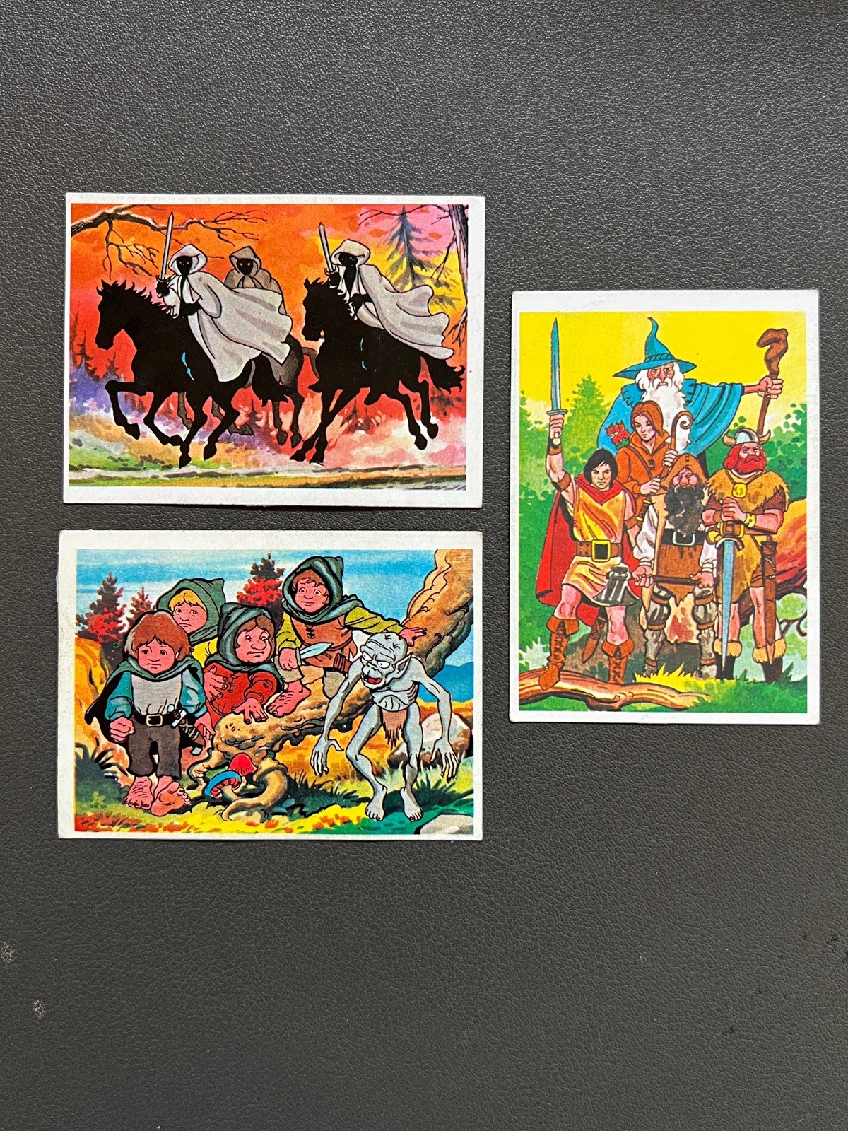 1981 The Lord Of The Rings 1978 ROOKIE Cards #176 #177 #178 Contex
