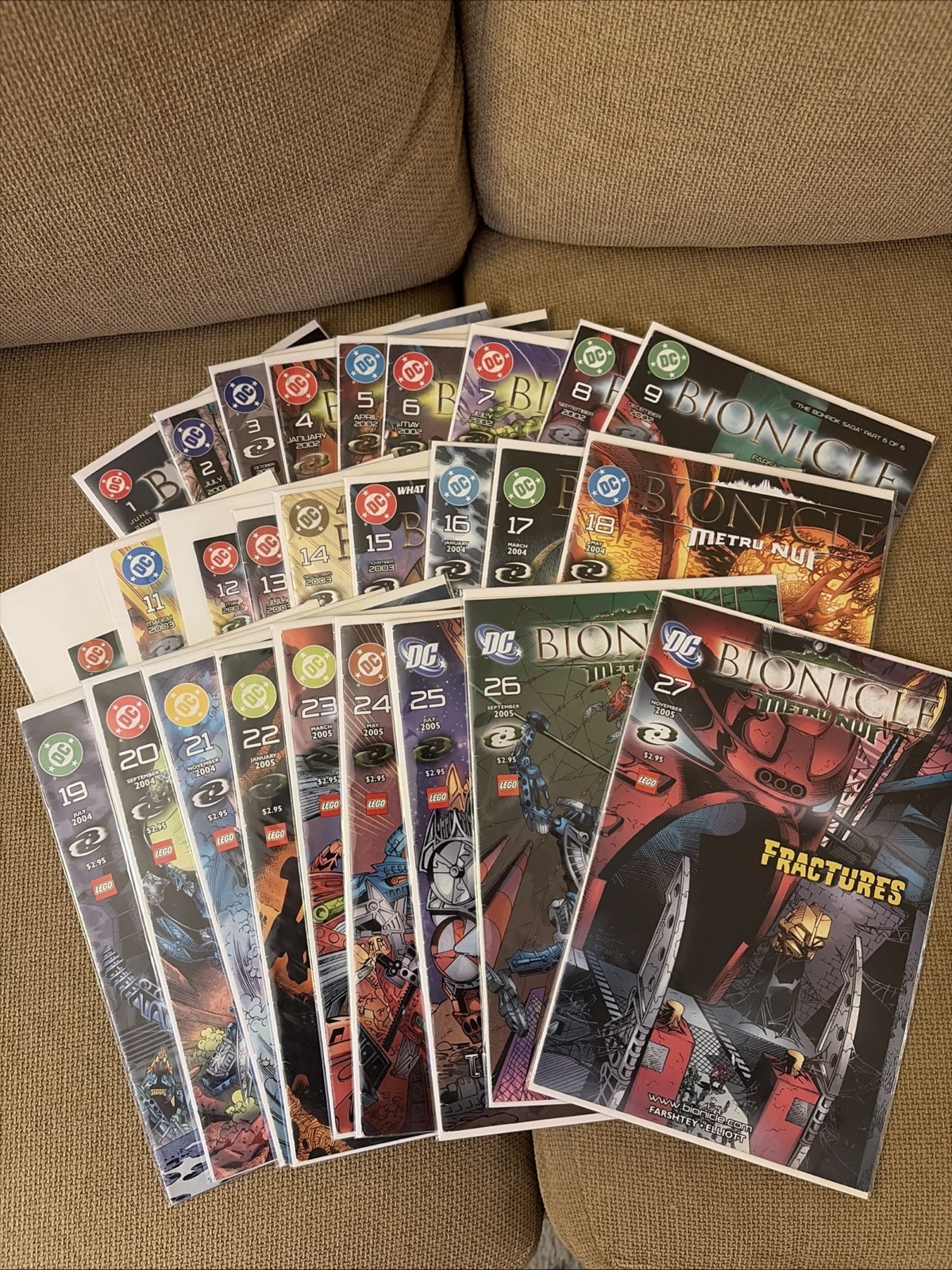 DC LEGO BIONICLE Comics-Complete Run🔥🔥First Series-2001-2005-RARE