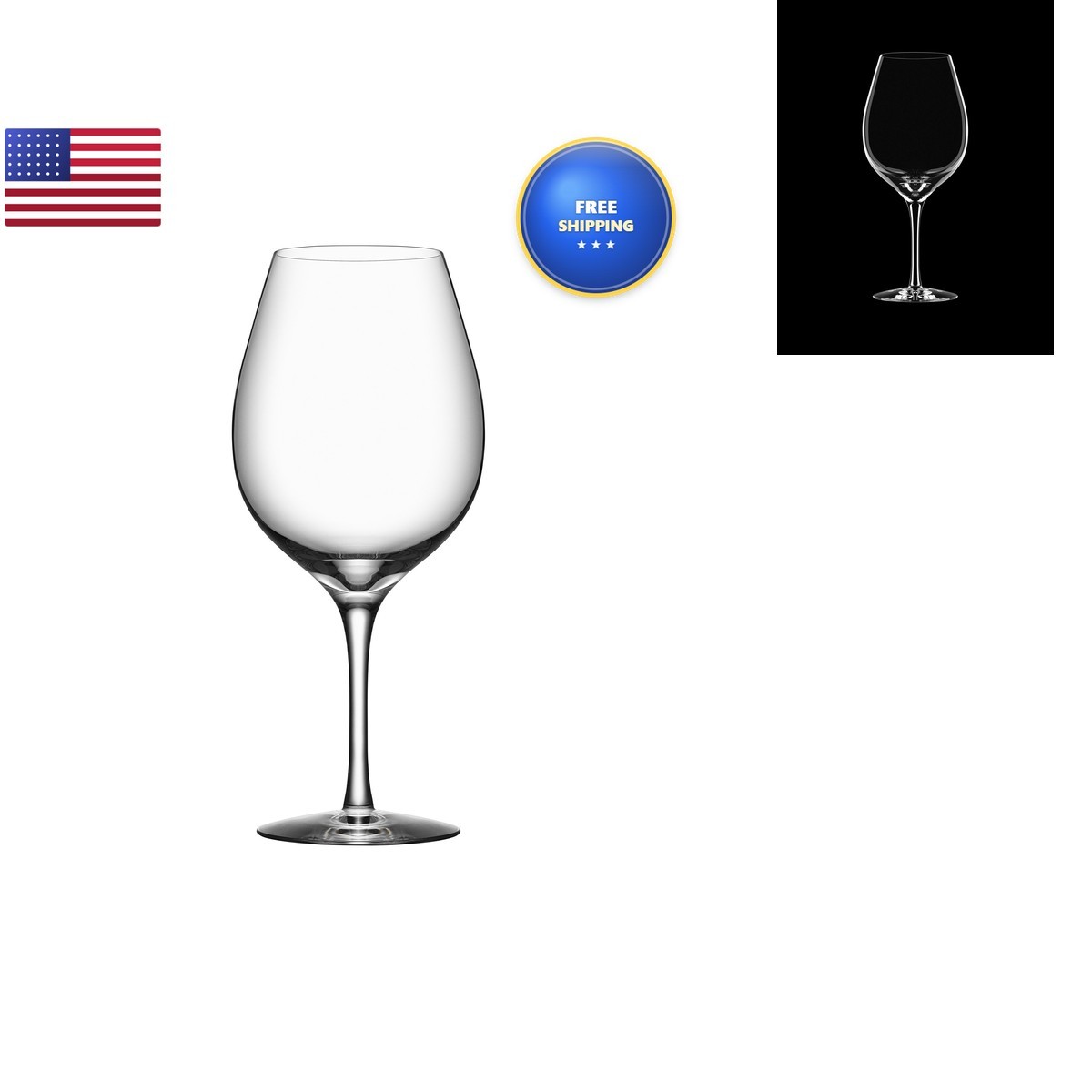 Orrefors More Wine XL Glass, Set Of 4 6310112 Orrefors More Wine XL Glass, Set Of 4 6310112