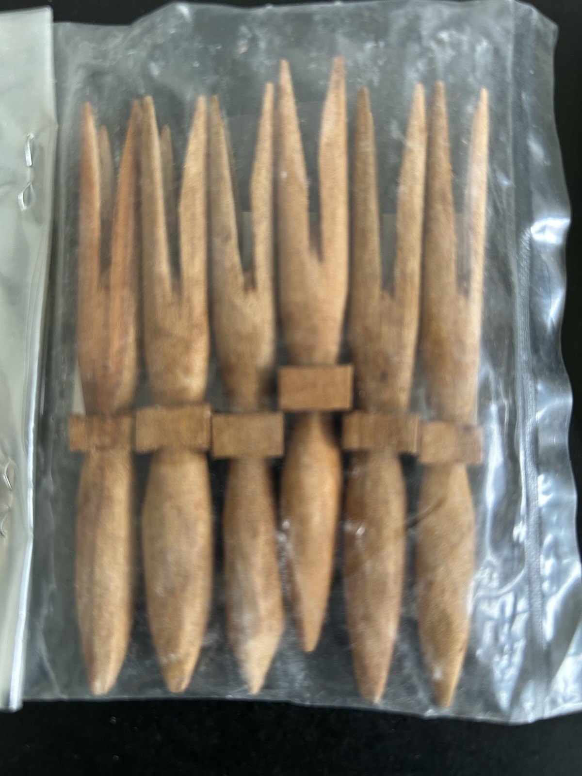 Vintage Fiji Islands Tribal Carved Wood Cannibal Forks 4 Prong Ceremonial Tool Vintage Fiji Islands Tribal Carved Wood Cannibal Forks 4 Prong Ceremonial Tool