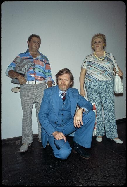 Photo:Duane Hanson Whitney Museum NYC 1970s Sculpture Figures /final