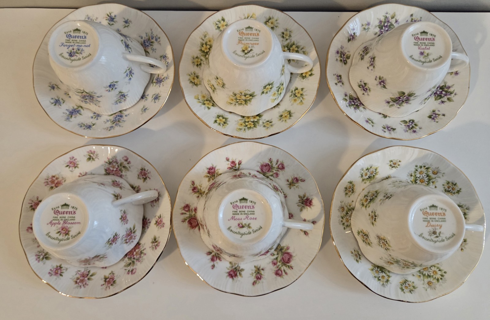 Queen\'s Fine Bone China Countryside Series 12 Piece set