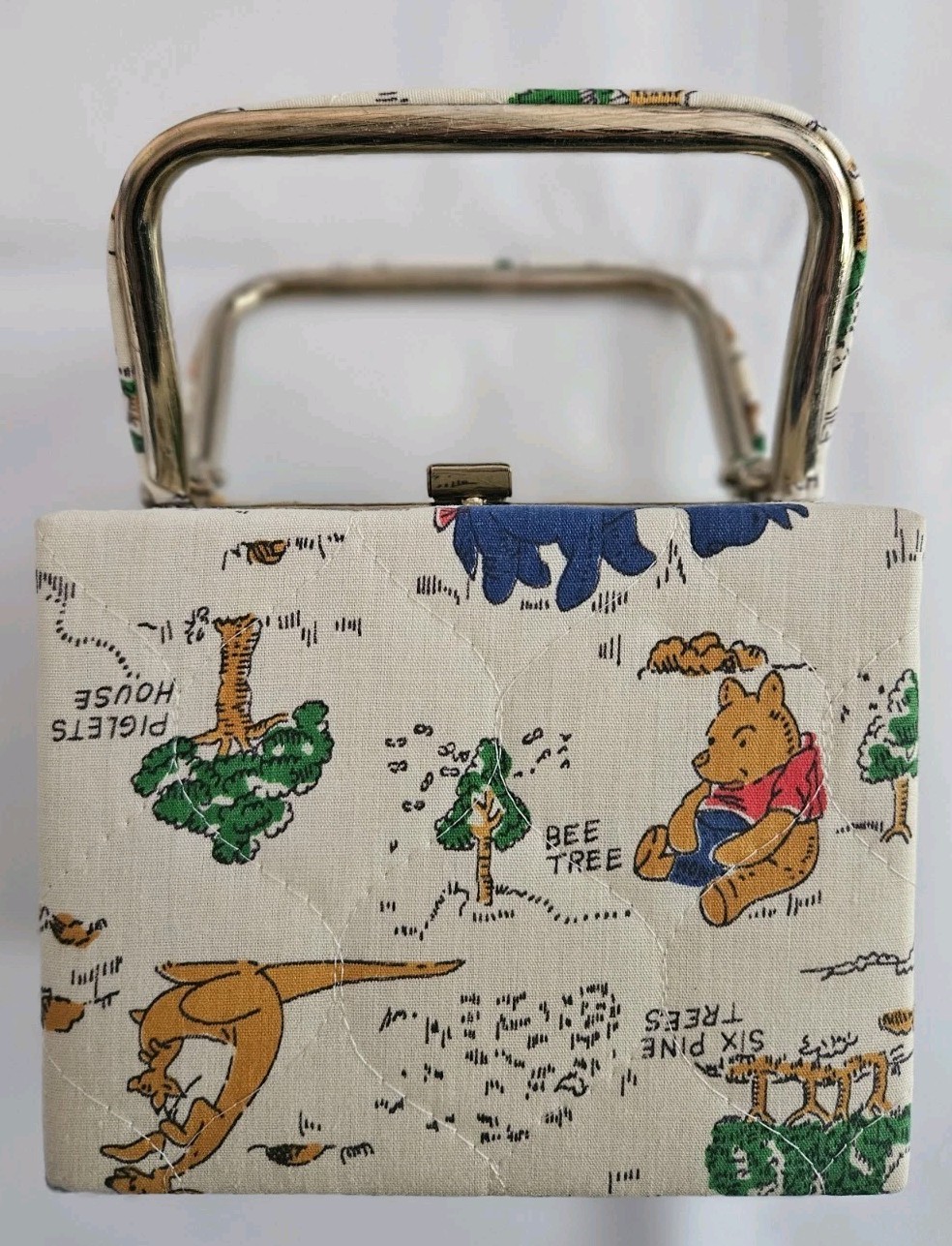 VTG 70\'s Era Disney Winnie the Pooh Purse Carry Case New from Sears