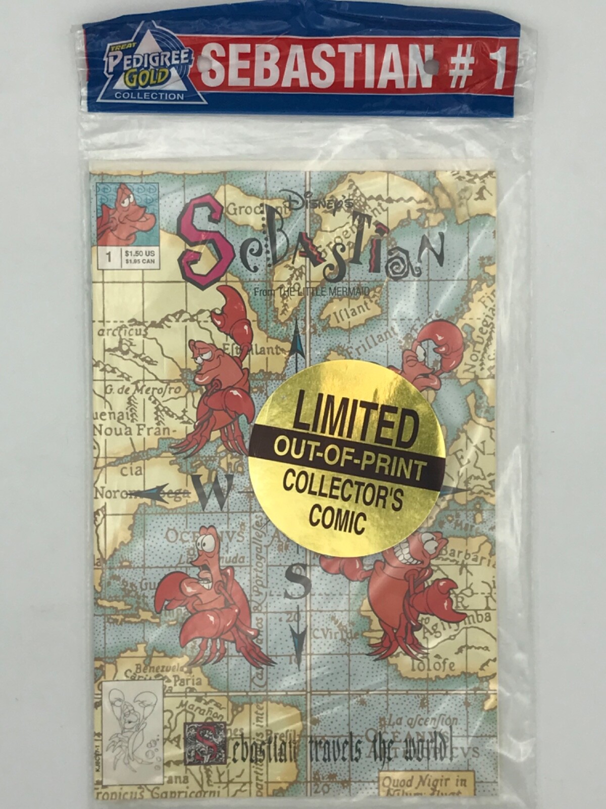 Disney’s Sebastian #1 - Limited SEALED Collector’s Comic Disney’s Sebastian #1 - Limited SEALED Collector’s Comic