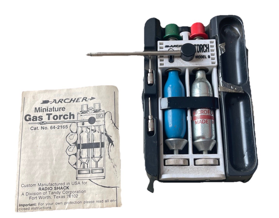 Vtg Archer  Miniature Gas Welding Torch Model B 