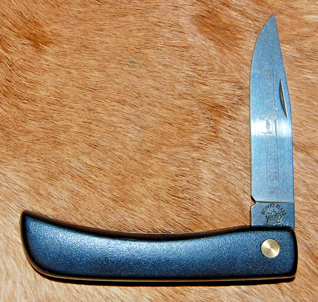 Robert Klaas Black Angus Sodbuster Farmer Folder Pocket Knife - NEW