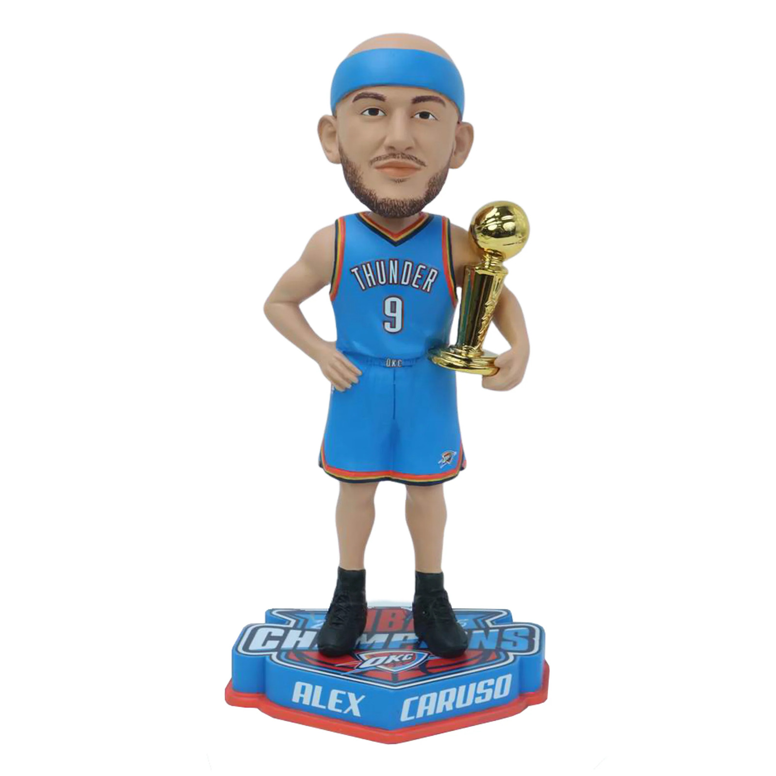 Alex Caruso Oklahoma City Thunder 2025 NBA Champions Bobblehead NBA Basketball