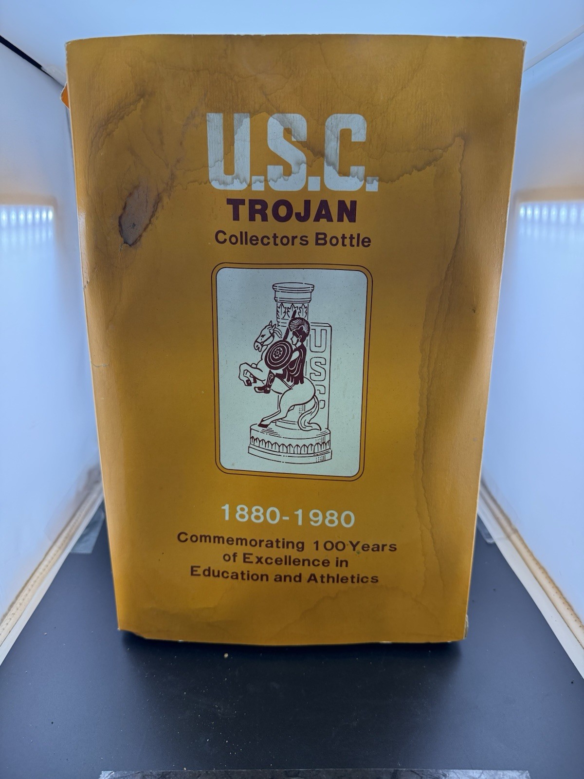 Cyrus Noble USC Trojans 1880-1980 100 Year Centennial Decanter