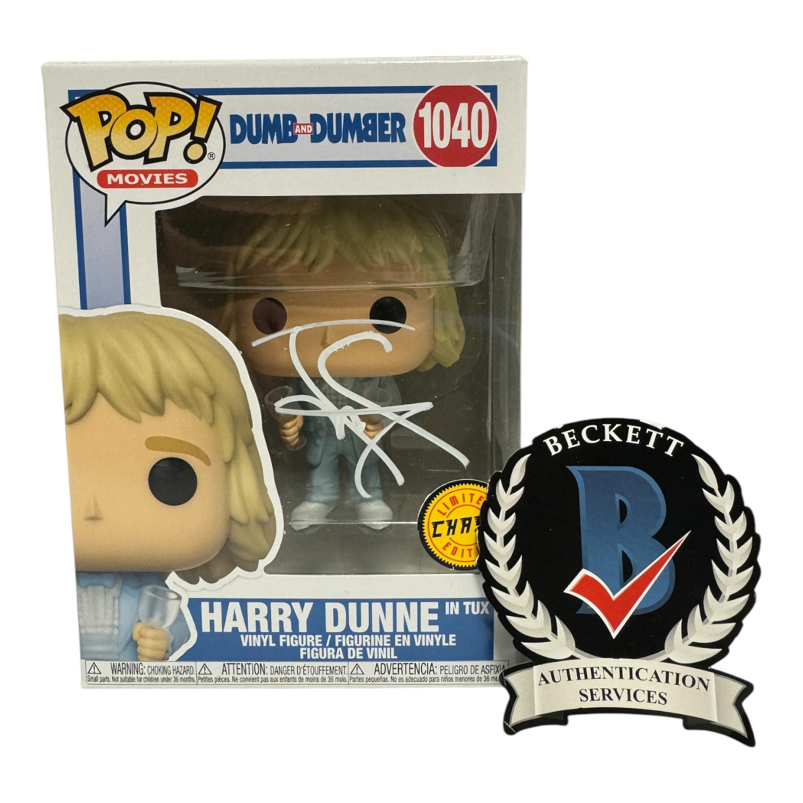 Jeff Daniels Signed Autograph Dumb And Dumber  1040 Funko Pop Beckett BAS Harry