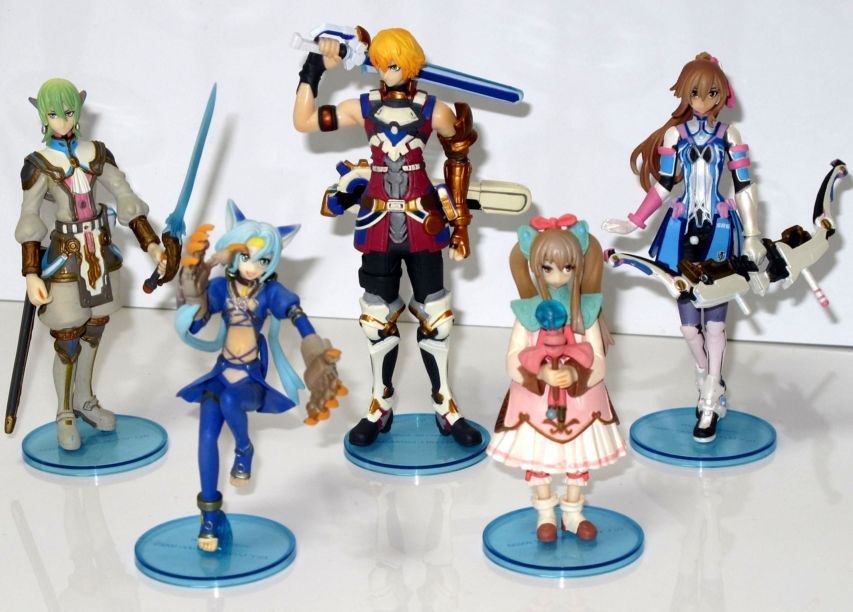 SQUARE-ENIX japan action anime STAR OCEAN -THE LAST HOPE BOX SET 6 boxed figure