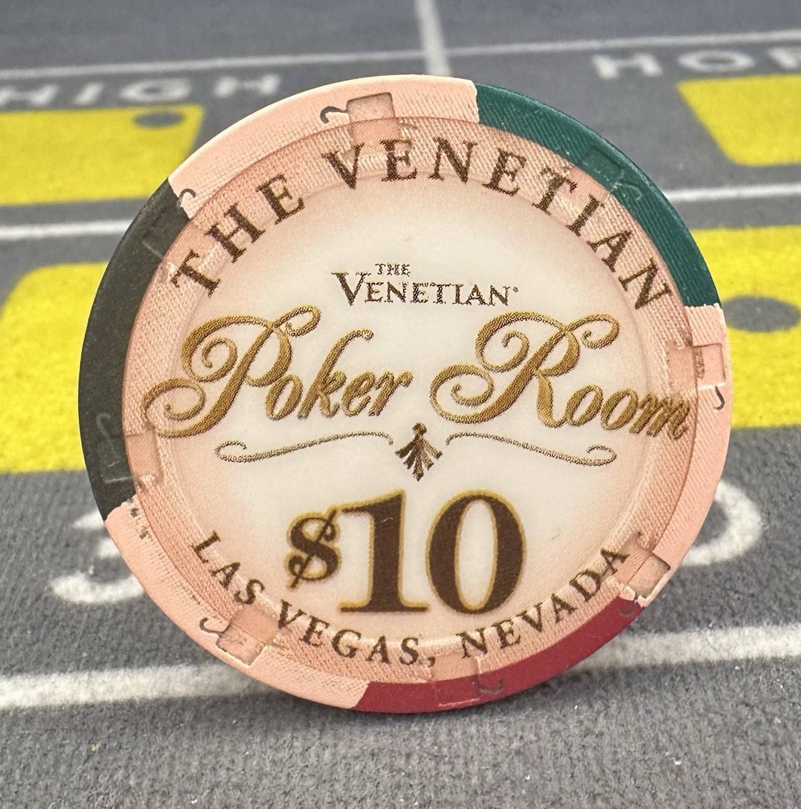 🎰🎲$10 Venetian Poker Room Casino Chip Las Vegas NV🎲🎰