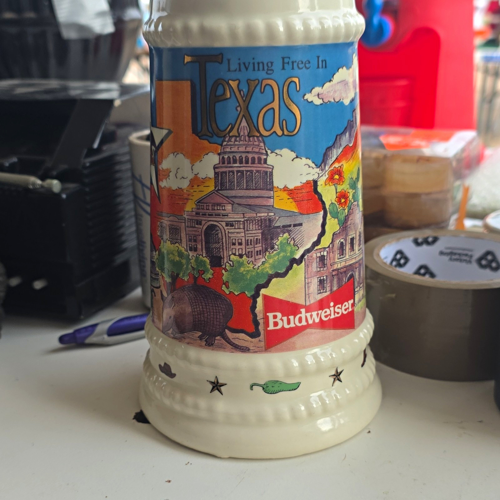 Budweiser Texas Stein 