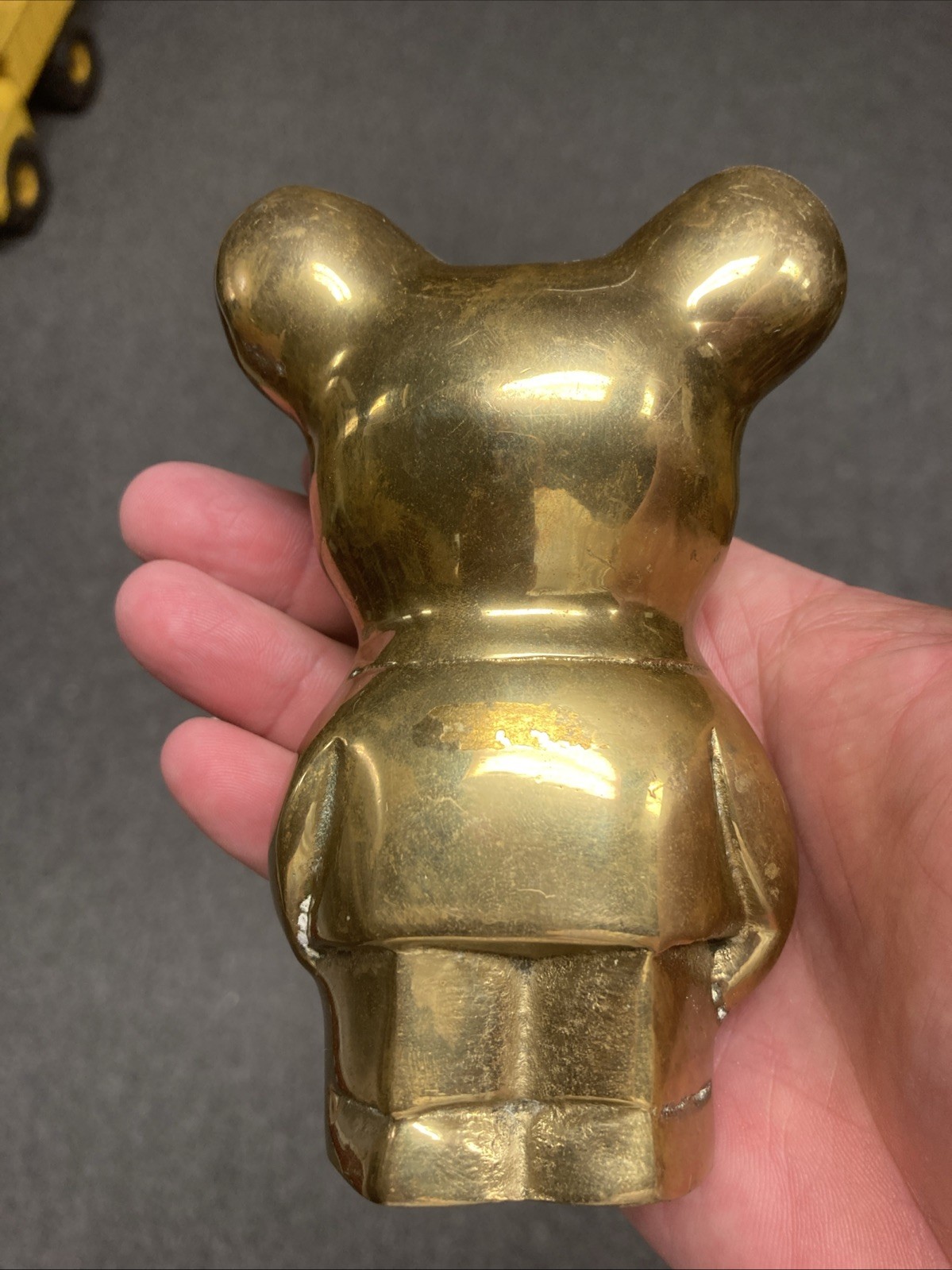 Vintage Disney Mickey Mouse Solid Brass Figure Collectable Figurine Vintage Disney Mickey Mouse Solid Brass Figure Collectable Figurine