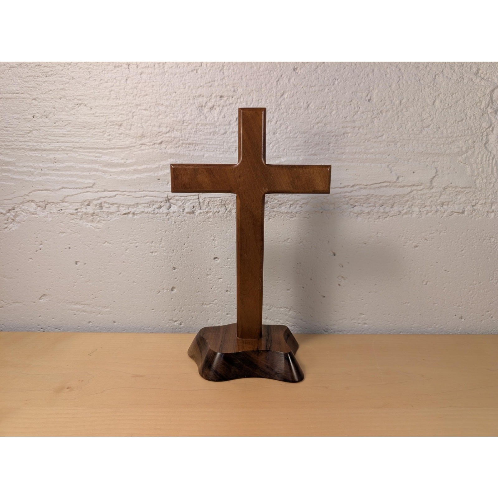 Vintage Handcrafted Coos Bay Oregon Standing Cross