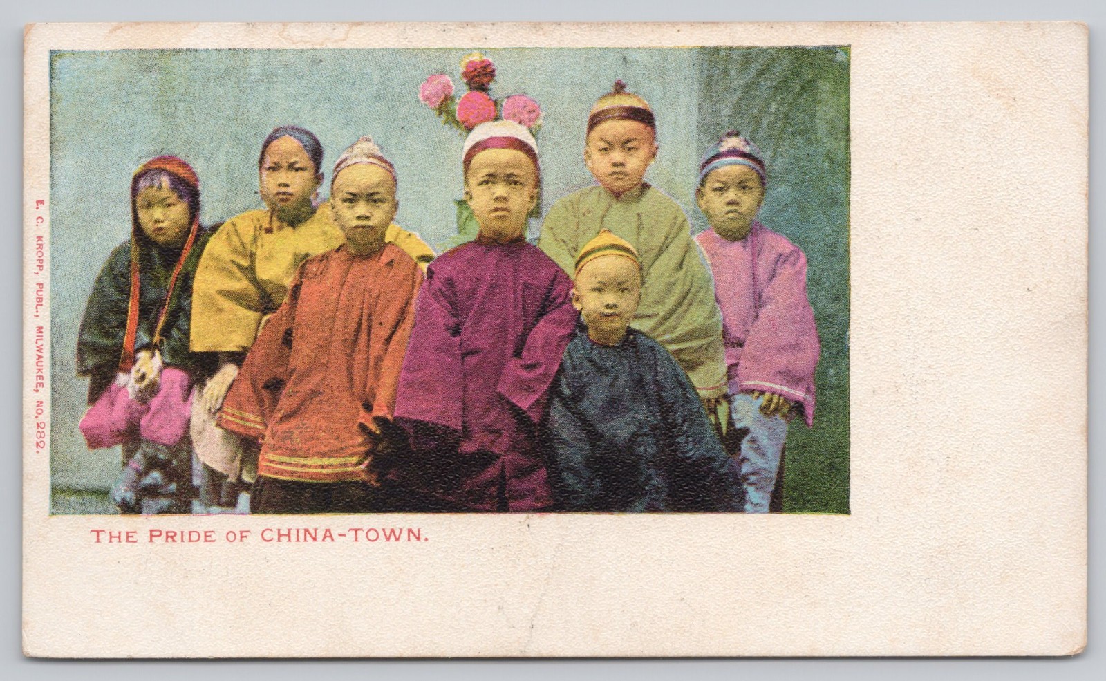 China Town Pride Group Portrait Private Mailing Card Undivided Back Postcard