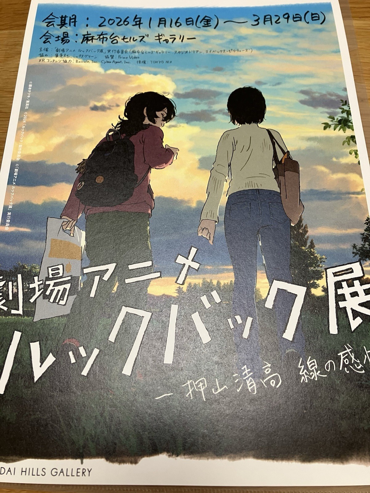 Look Back LOOK BACK Anime Manga movie Chirashi/Poster/Flyer Maiwaifu
