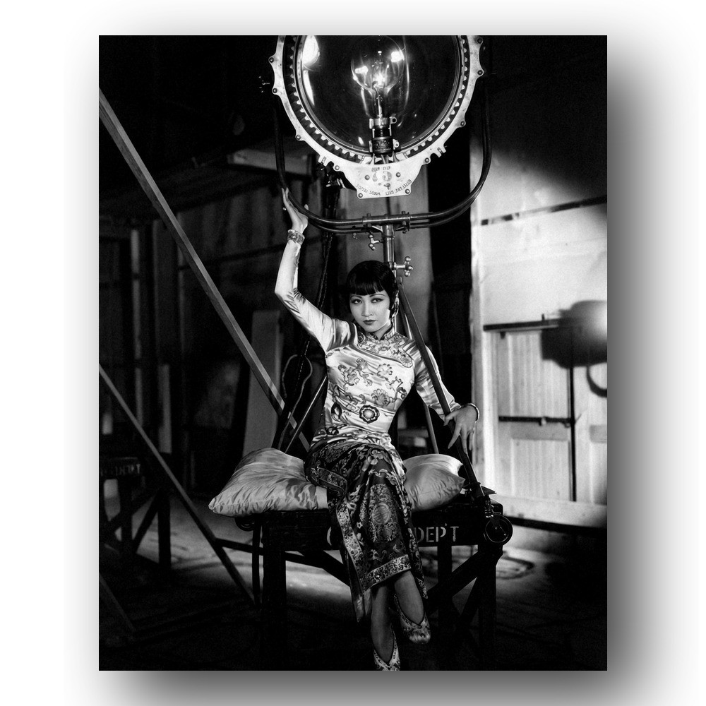 Anna May Wong Photo 8x10 Classic Hollywood Star Portrait Glamour Studio