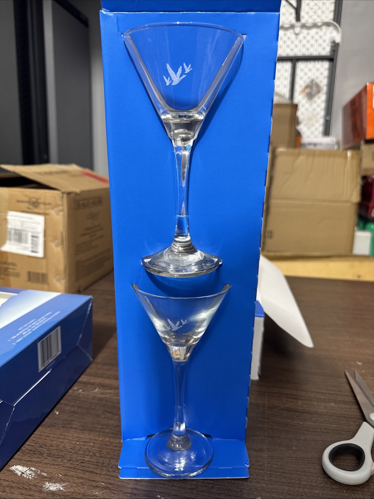 2pc Set Grey Goose Vodka Etched 7
