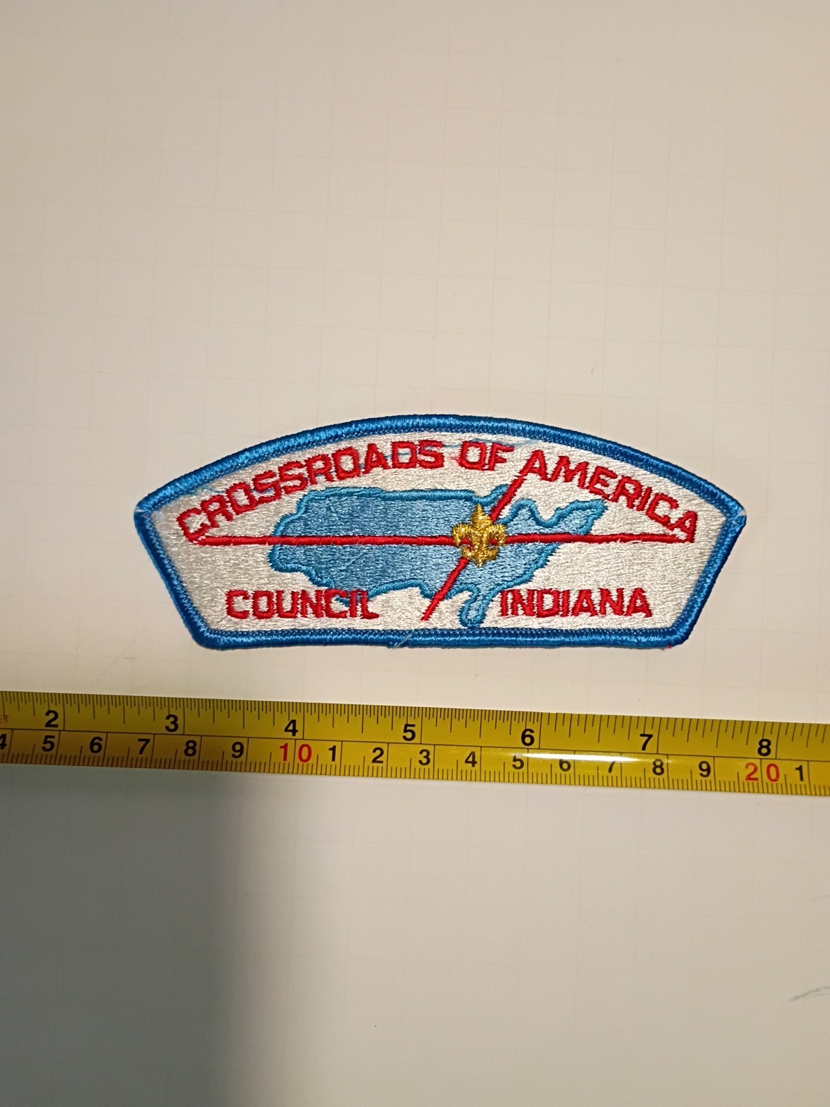 BSA Vintage Patch Crossroads Of Americas Council Indiana Circa 1980\'s