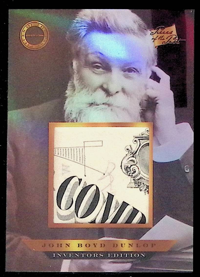 John Boyd Dunlop Relic #522 * 2025 Pieces of the Past Inventors Edition