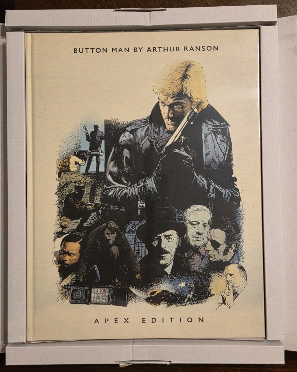 2000AD Button Man by Arthur Ranson: Apex Edition Artists Hardcover HC New Sealed